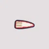 Miu Miu Crochet Triangle Hair Clip In Multi