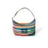 Miu Miu Crochet Pouch In Multi
