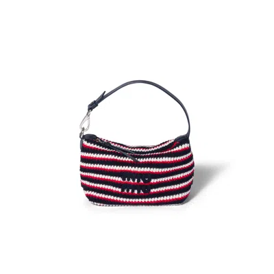 Miu Miu Crochet Pouch In Multi