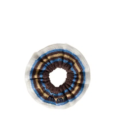 Miu Miu Crochet Scrunchie In Multi
