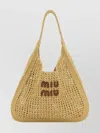 Miu Miu Beige Crochet Shopping Bag