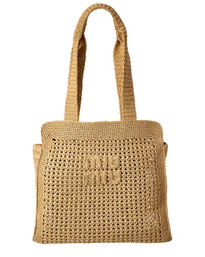 Miu Miu Crochet Tote