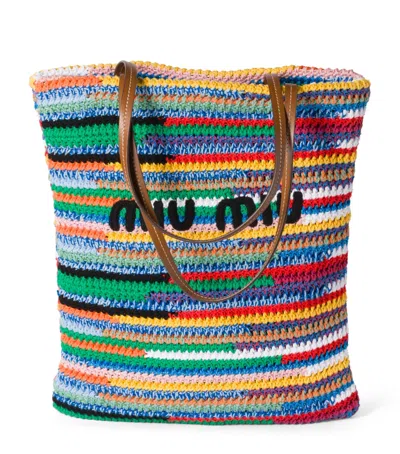 Miu Miu Crochet Tote Bag