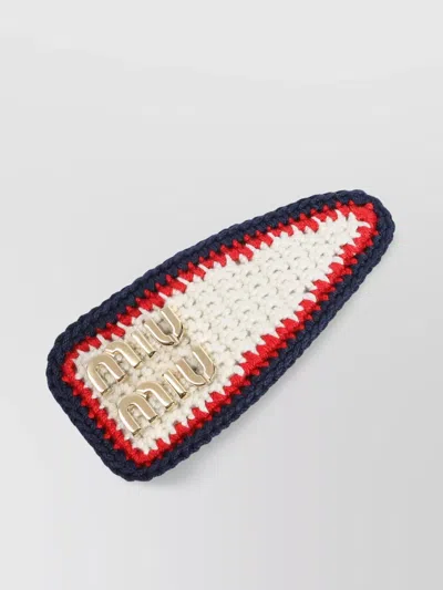 Miu Miu Crochet Triangle Hair Clip