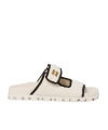 Miu Miu Crocheted Knitted Slippers In Pink