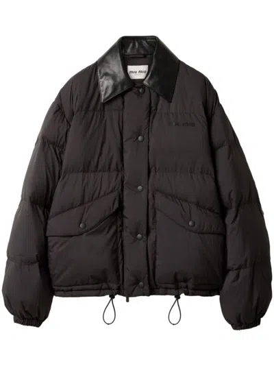 MIU MIU CROPPED DOWN JACKET