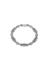 Miu Miu Crystal-embellished Choker Necklace In Gray