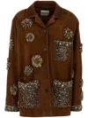 Miu Miu Jackets And Vests In Braun