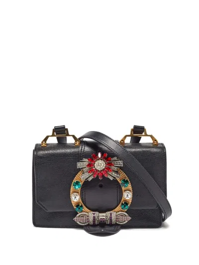 Pre-owned Miu Miu Crystal-embellished Shoulder Strap