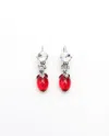 Miu Miu Dangling Rhinestone Earrings