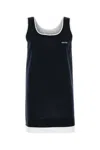 Miu Miu Women's Midnight Stretch Silk Blend Dress