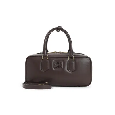 Miu Miu Dark Brown Arcadie Satchel