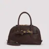 Miu Miu Dark Brown Aventure Handbag In Brown