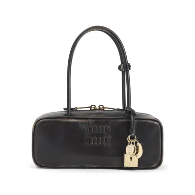 Miu Miu Dark Brown Beau Shoulder Bag