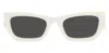 Miu Miu Dark Gray Rectangular Ladies Sunglasses Mu 09ws 1425s0 53