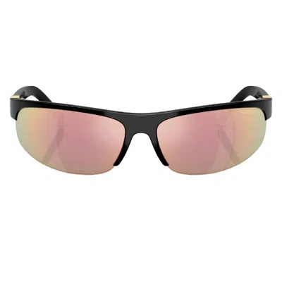 Miu Miu Dark Grey Mirror Pink Oval Ladies Sunglasses Mu A02s 1ab90j 70