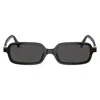 Miu Miu Dark Grey Pilot Ladies Sunglasses Mu 11zsf 16k5s0 52 In Black