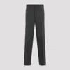 Miu Miu Dark Grey Wool Pants In Dark Grey