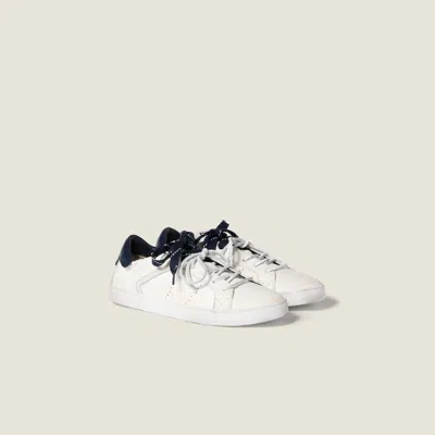 Miu Miu Deco' Leather Sneakers In Multi