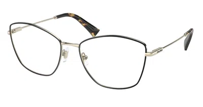 Miu Miu Demo Butterfly Ladies Eyeglasses 0mu 52uv Aav1o1 58 In Black