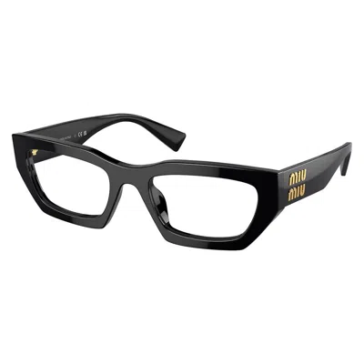 Miu Miu Demo Cat Eye Ladies Eyeglasses Mu 03xv 1ab1o1 53 In Black