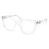 Miu Miu Demo Cat Eye Ladies Eyeglasses Mu 05xv 15z1o1 54 In Transparent