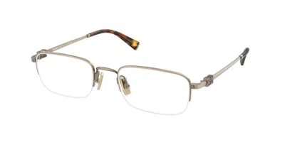 Miu Miu Demo Rectangular Ladies Eyeglasses Mu 52wv 26c1o1 53 In Pattern