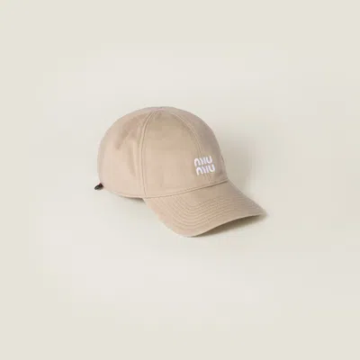 MIU MIU DENIM BASEBALL CAP