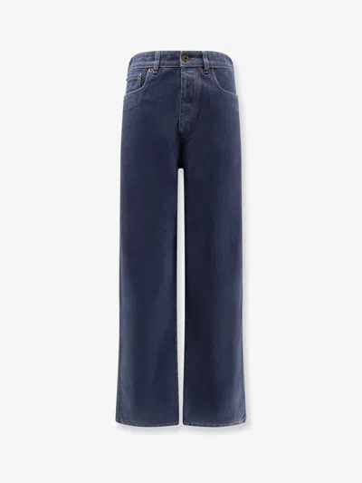 Miu Miu Denim Flock Jeans