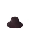 Miu Miu Denim Bucket Hat In Burgundy