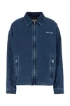 Miu Miu Denim Jacket In Blue