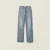 Miu Miu Denim Jeans In Blue
