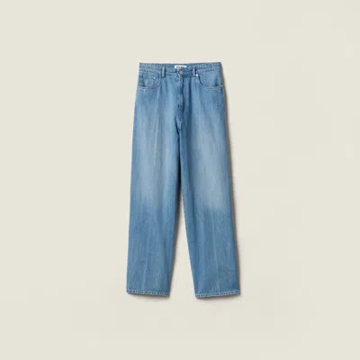 Miu Miu Denim Jeans In Blue