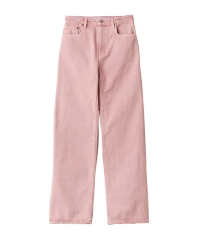 Miu Miu Straight Fit Jeans In Pink