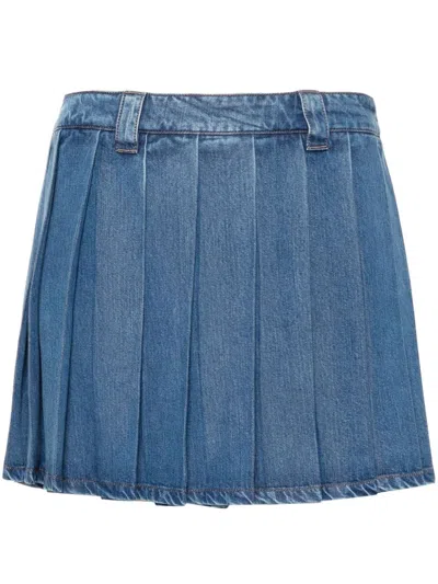 Miu Miu Denim Mini Skirt