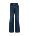 Miu Miu Denim Pantalone In Blue