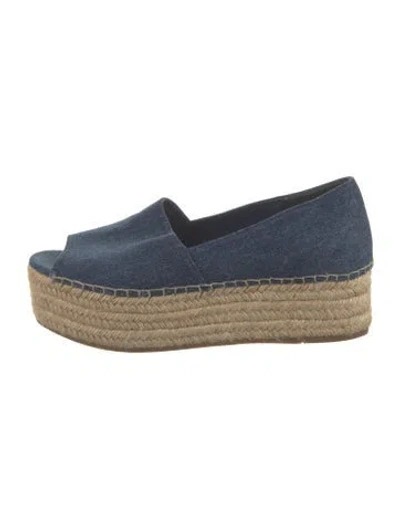 Pre-owned Miu Miu Denim Pumps In Blue