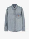 Miu Miu Denim Shirt In Blue