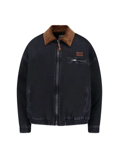 Miu Miu Denim Zip Jacket