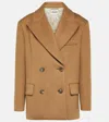 Miu Miu Blazer Aus Kamelhaar In Beige