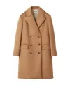 Miu Miu Double-breasted Camel Hair Coat In Brown