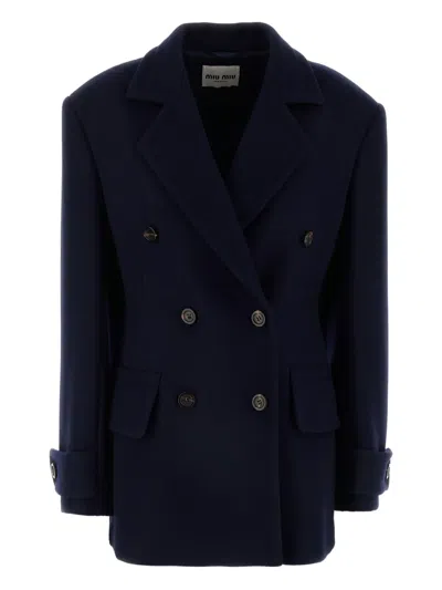 MIU MIU DOUBLE-BREASTED COAT