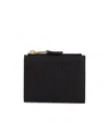 Miu Miu Double-fold Wallet In Black