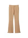 Miu Miu Double Wool Pants In Neutral