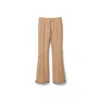 Miu Miu Double Wool Pants In Neutral