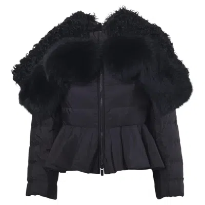 Pre-owned Miu Miu Down Puffer Jacket - '10s In Black