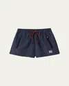 Miu Miu Drawstring Zip-pocket Shorts In Bleu