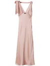 Miu Miu Light Pink Abiti Envers Satin