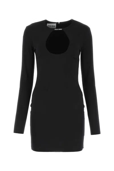 Miu Miu Dress In Black