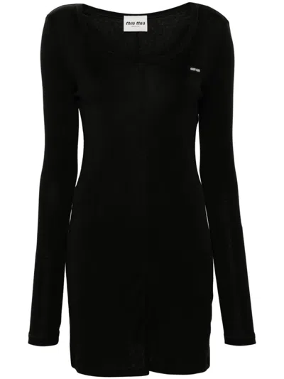Miu Miu Dresses In Black
